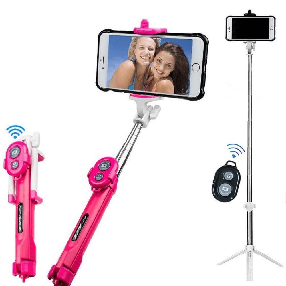 Monopod Tripode Selfie Control Bluetooth Smartphone Celular