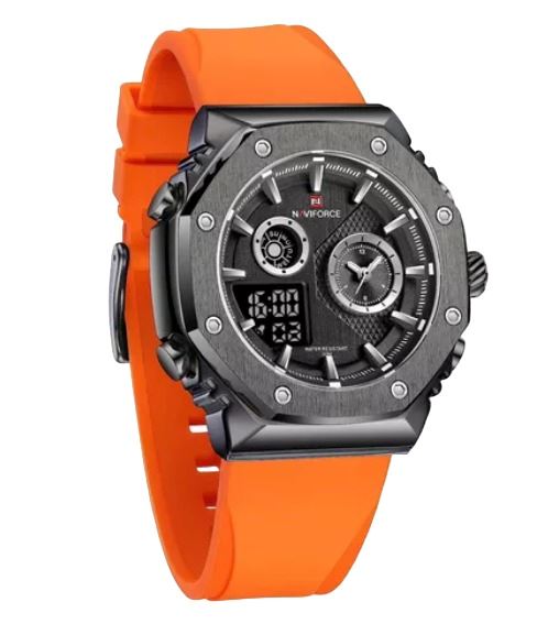 Reloj Naviforce Hombre Deportivo Naranja NAV-97