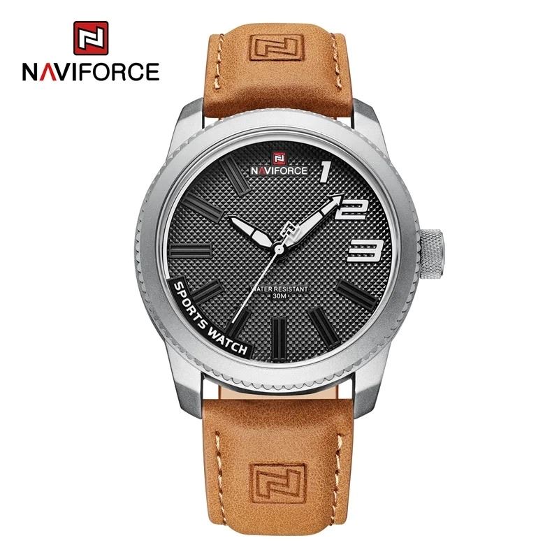 Reloj Naviforce Hombre Clásico Marrón NAV-106
