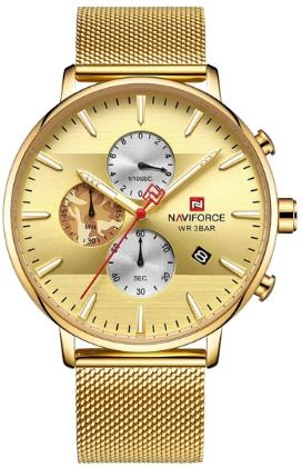 Reloj Naviforce Hombre Acero Dorado NAV-113