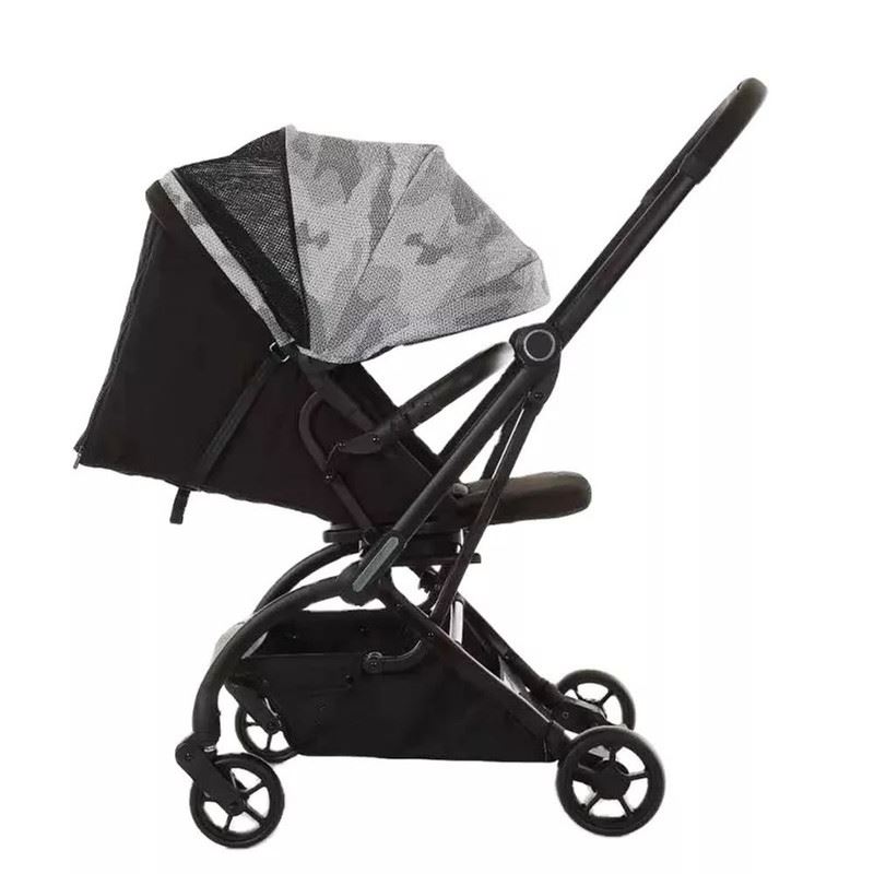 COCHE DE BEBE LONDON ROTACION DE 360° VIAJERO COLOR GRIS - Gris