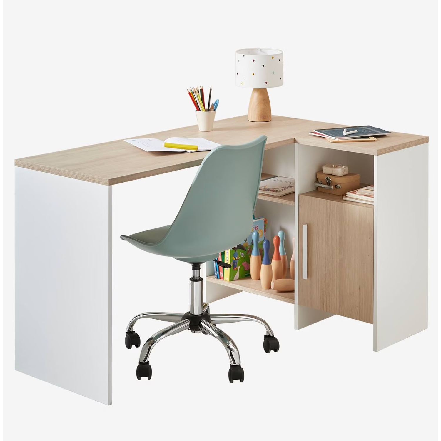 ESCRITORIO INFANTIL AMPLIO BAMBI - DIBA MUEBLES