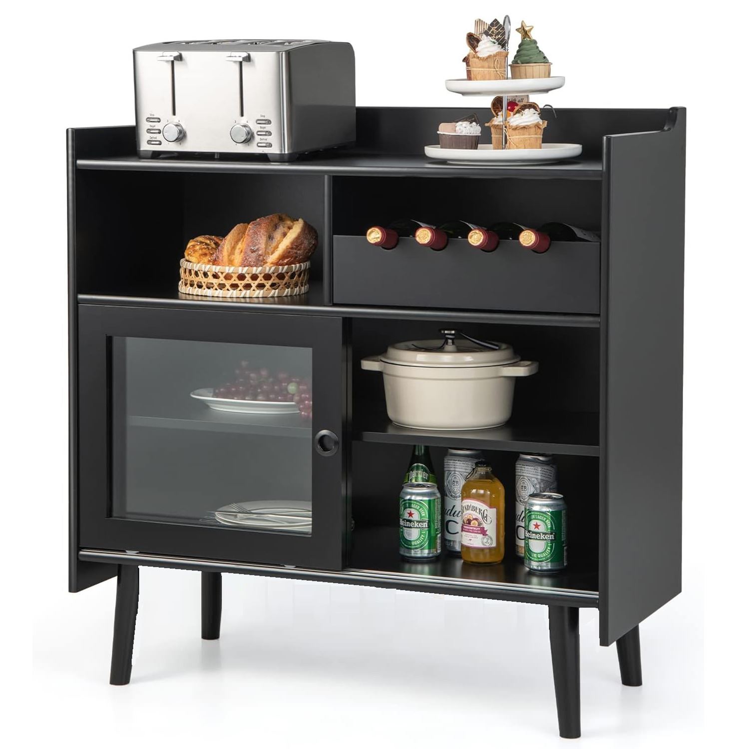 MUEBLE BAR MODERNO WISKA - DIBA MUEBLES