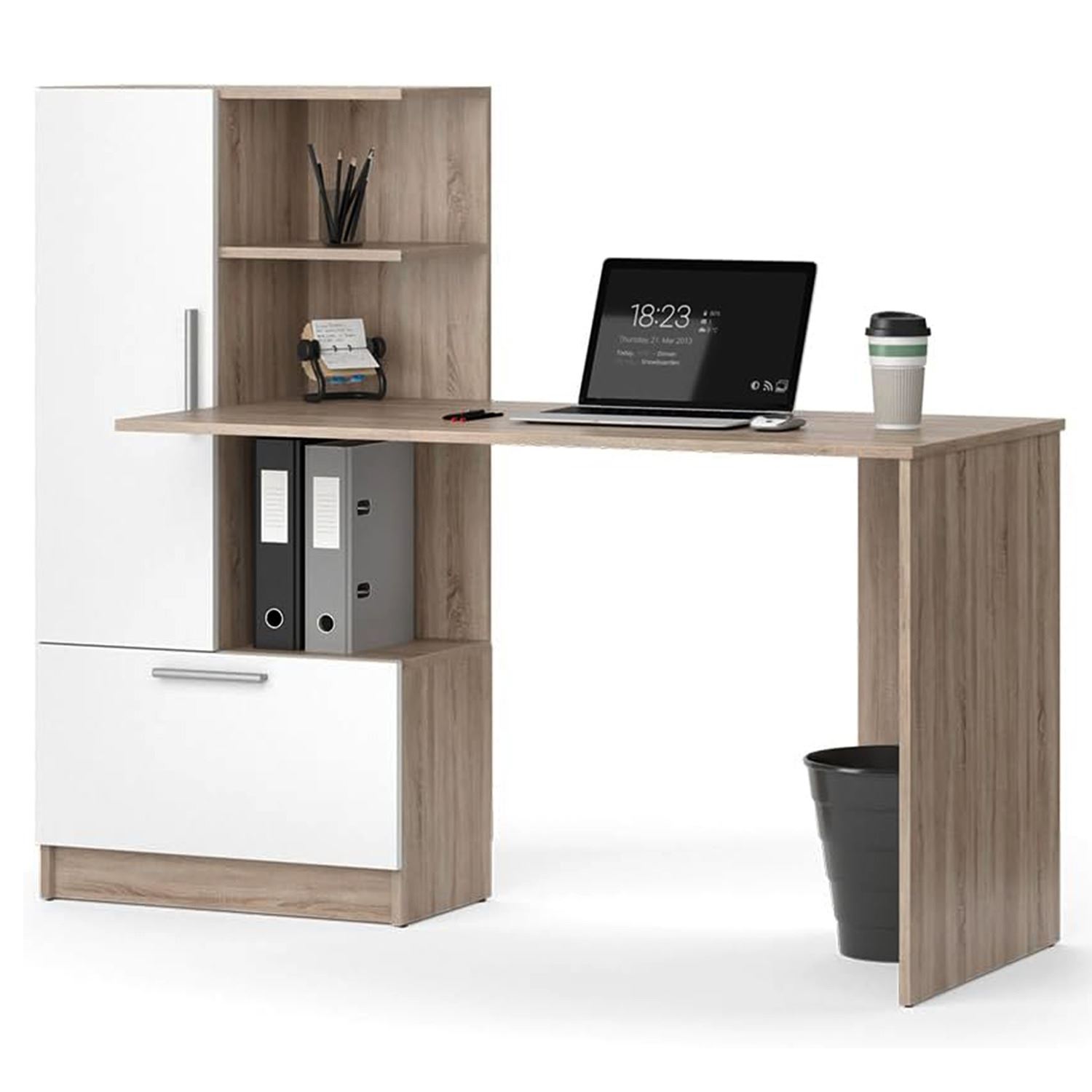 ESCRITORIO CON LIBRERO LISINA - DIBA MUEBLES