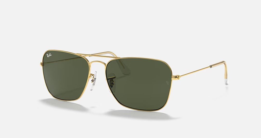 LENTES DE SOL RAYBAN CARAVAN RB3136/ COLOR: NEGRO VERDOSO