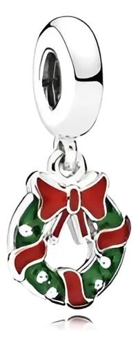 Charm colgante Pandora corona navideño
