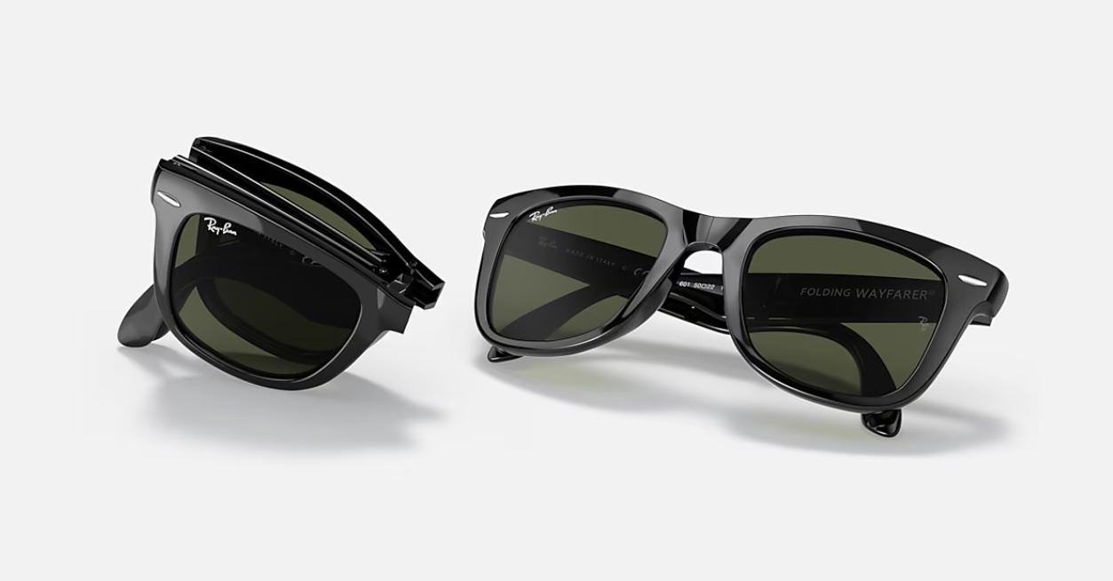 LENTES DE SOL RAYBAN WAYFARER FOLDING CLASSIC RB4105/ COLOR: NEGRO
