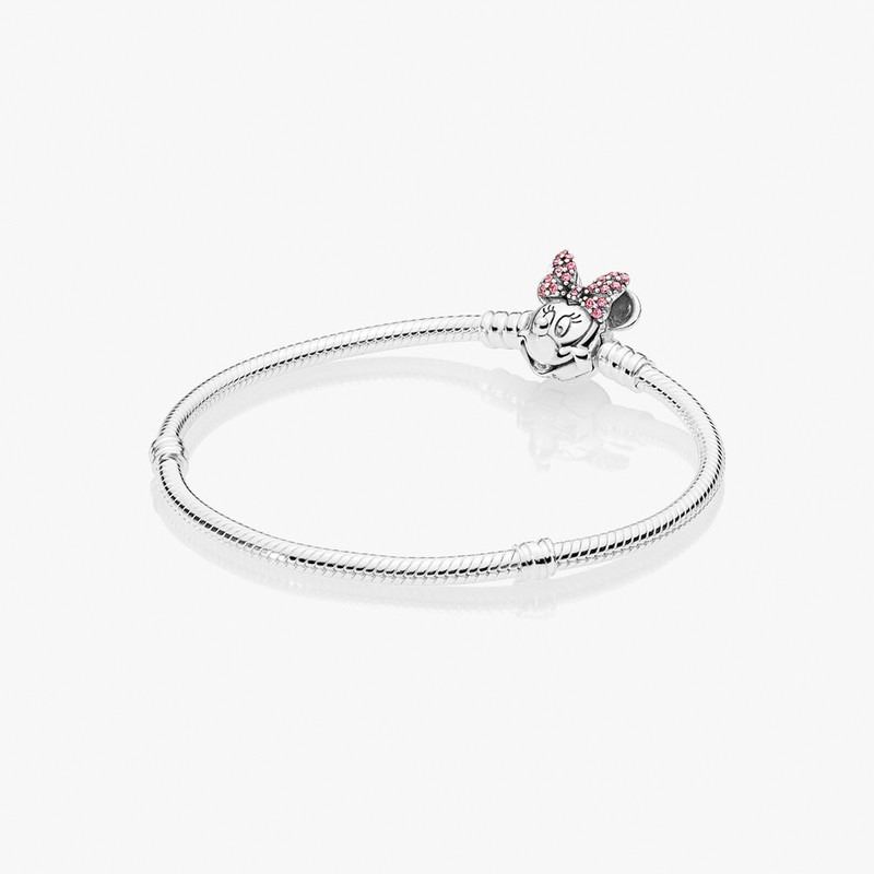 Brazalete Pandora Retrato Minnie x Disney / Talla:17cm