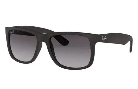 LENTES DE SOL RAYBAN JUSTIN RB4165/ COLOR: NEGRO CON LUNAS DEGRADE