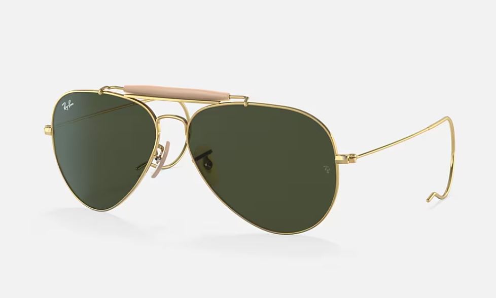 Lentes RayBan Aviator Outdoorsman RB3030 Unisex/ Color verde oscuro g-15