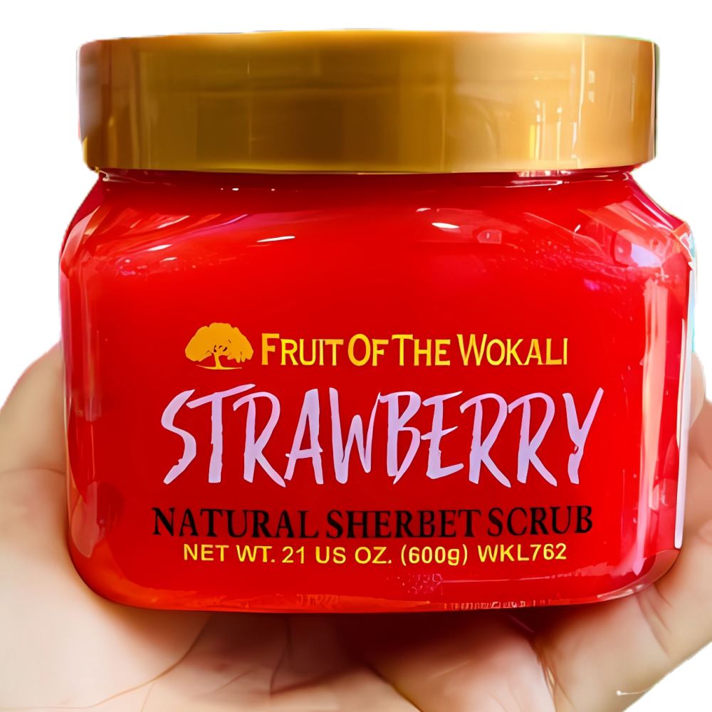 Exfoliante Corporal de Fresa Natural 600g