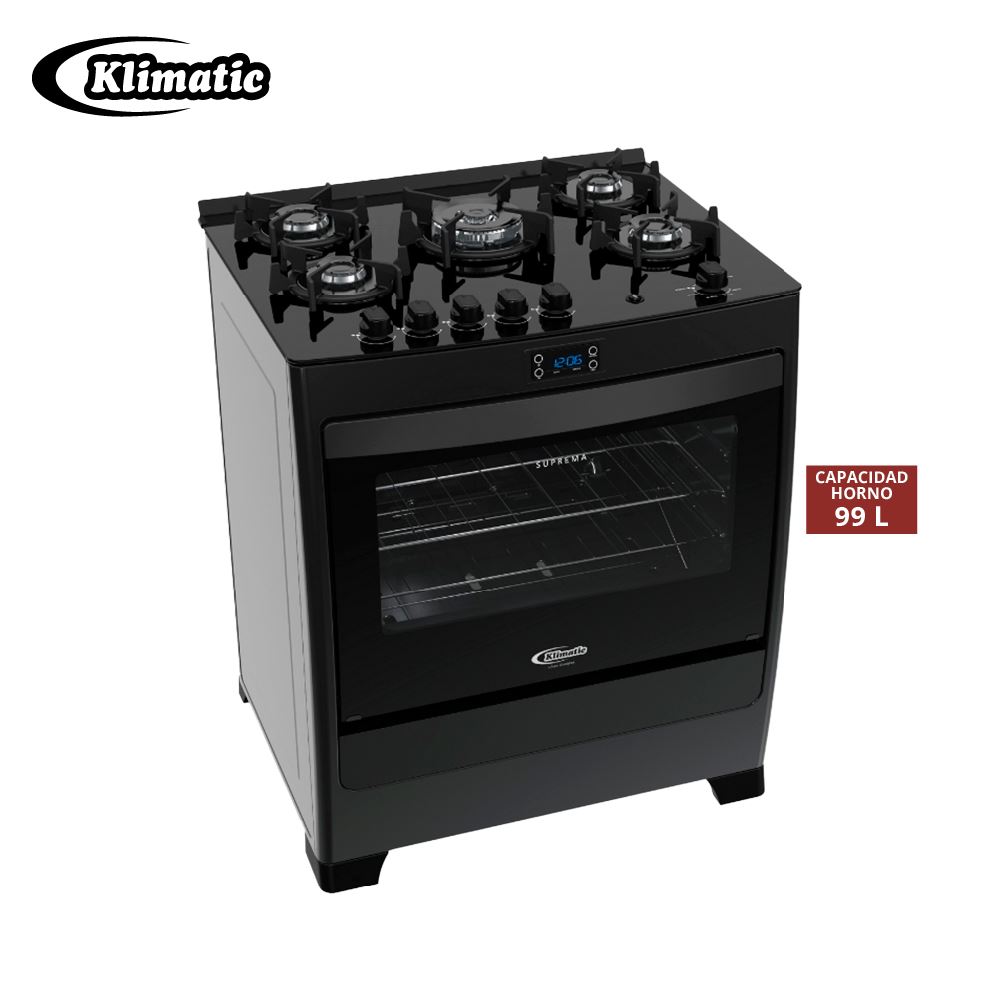 Cocina GLP 5H Klimatic Suprema Black