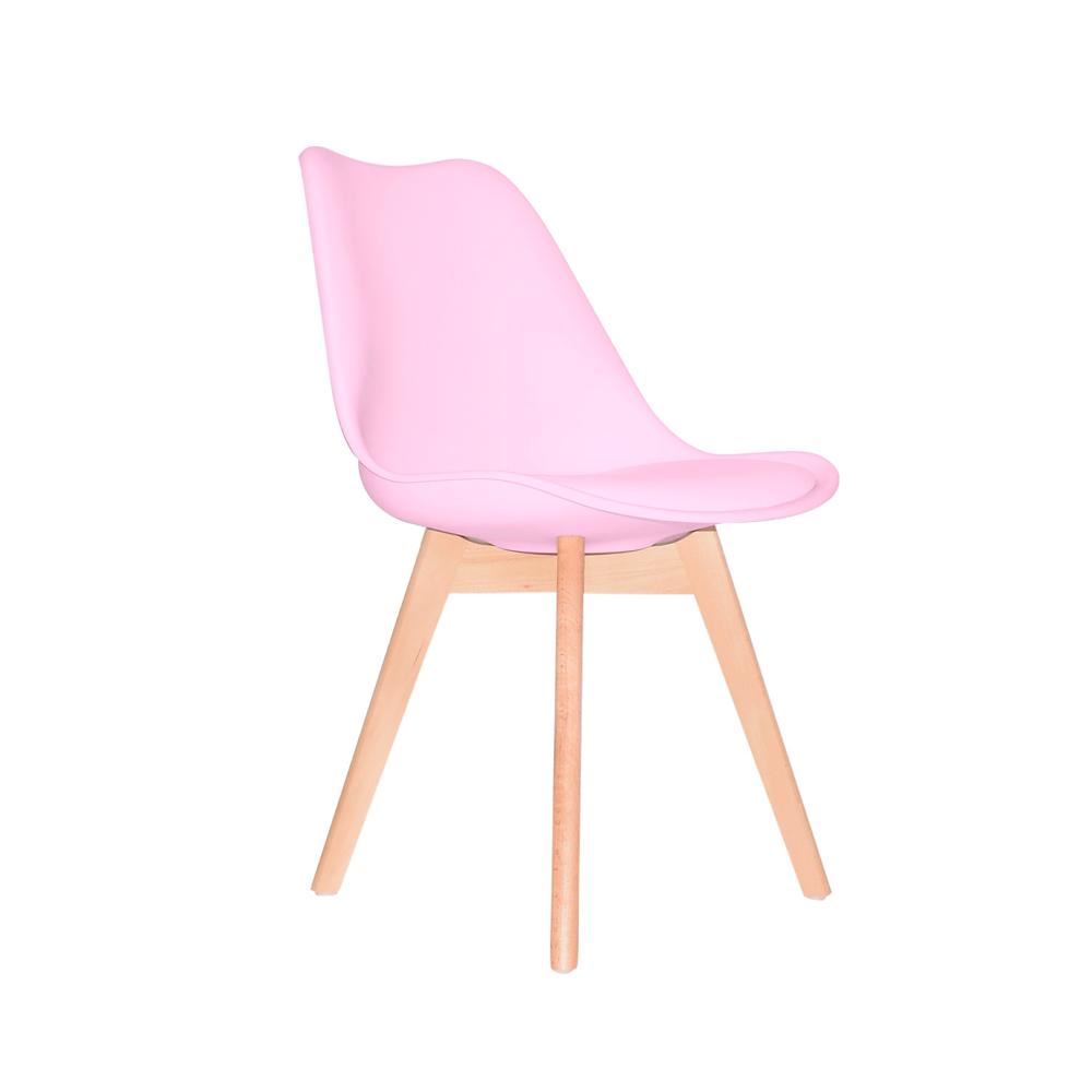 Silla De Comedor Diseño Ema Be Tapizado Rosado Ofideas