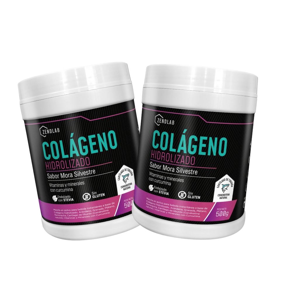 Pack x2 Colageno hidrolizado con cartilago de tiburon 500gr