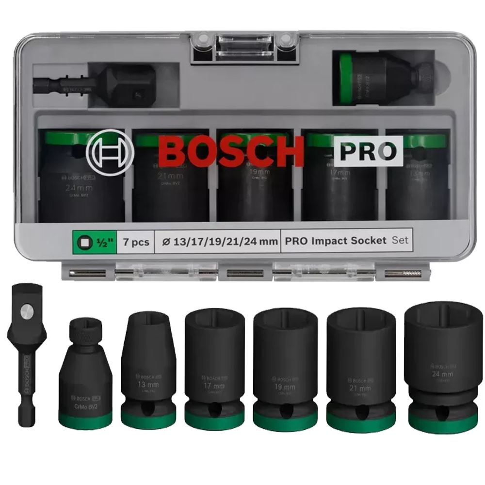 Juego Dados Impacto 7 Pzas Largo Bosch 2608.003.032-000