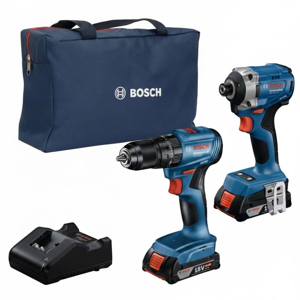 Tal. Percutor 1/2" GSB 185-LI + Atorn de Impacto 1/4" Hex GDR 18V-215 + Bolsa de Lona Bosch 0601.9N2.0E3-000