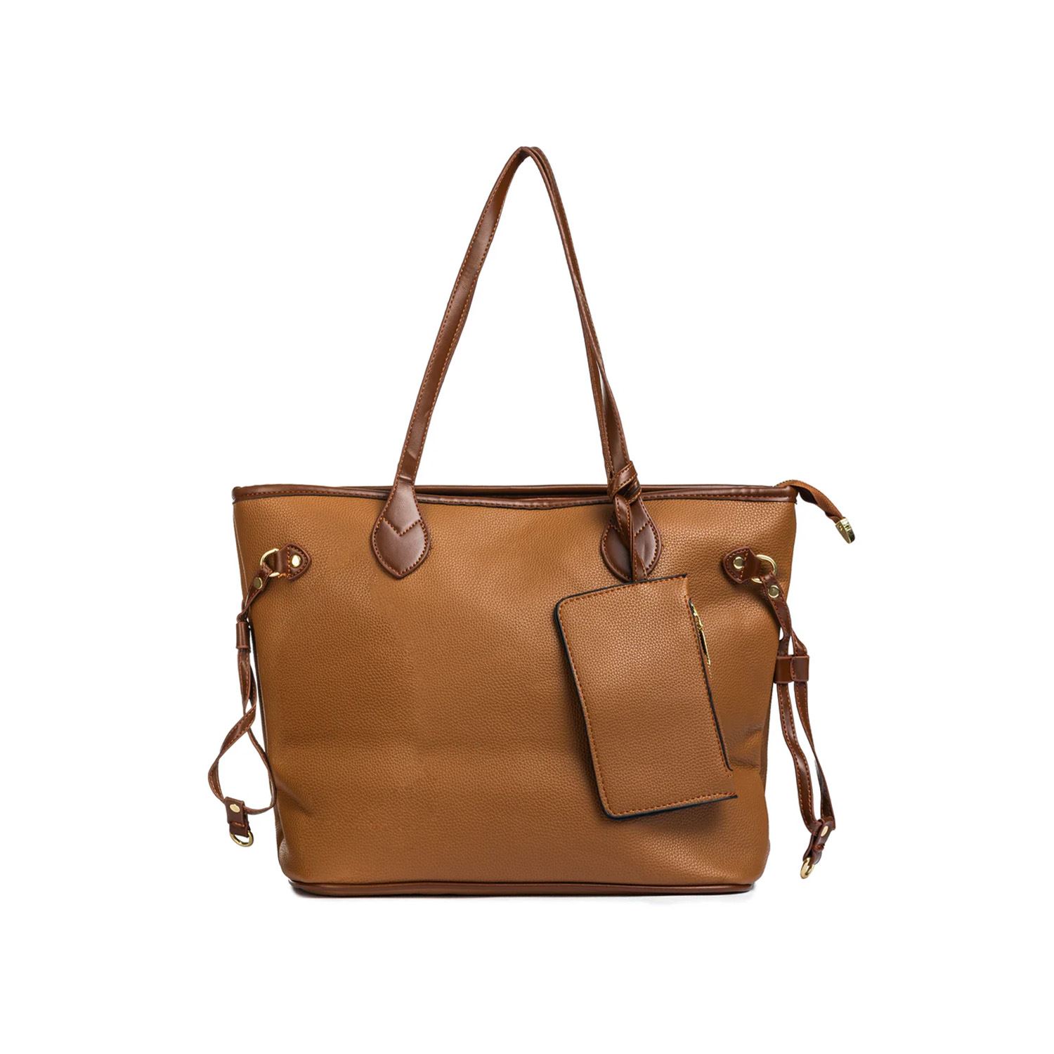 Bolso Grande de mano y de hombro para Dama Beige