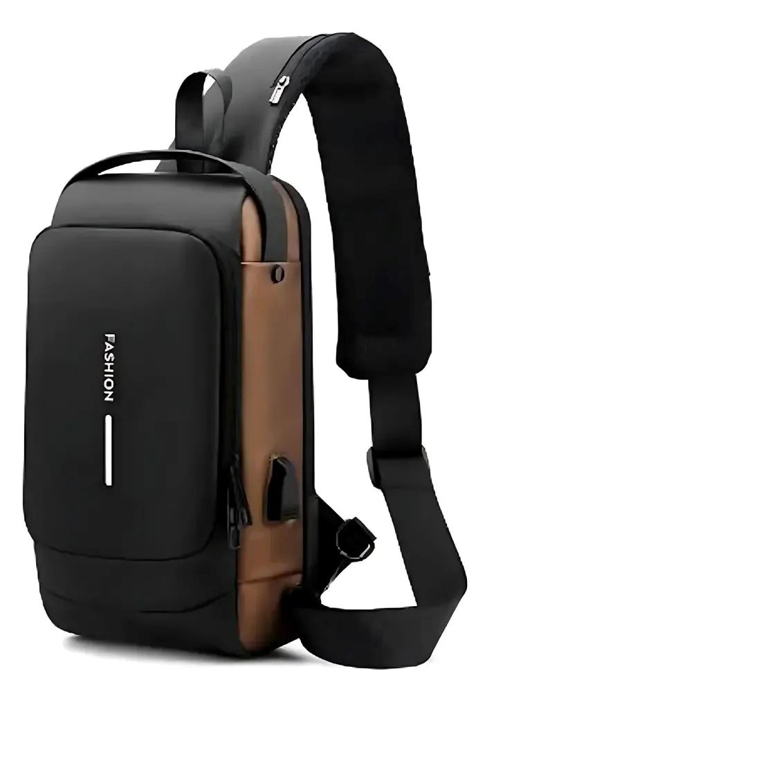 Bandolera de hombro perchero antirrobo Morral impermeable / Marron