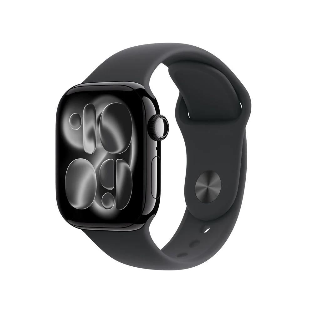Apple Watch Series 11 GPS 42mm Jet Black Sport Band Black Talla M/L