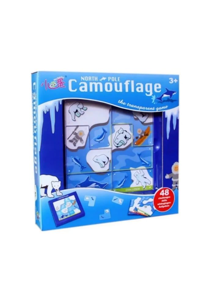 Juego de Rompecabezas Camuflaje del Polo Norte