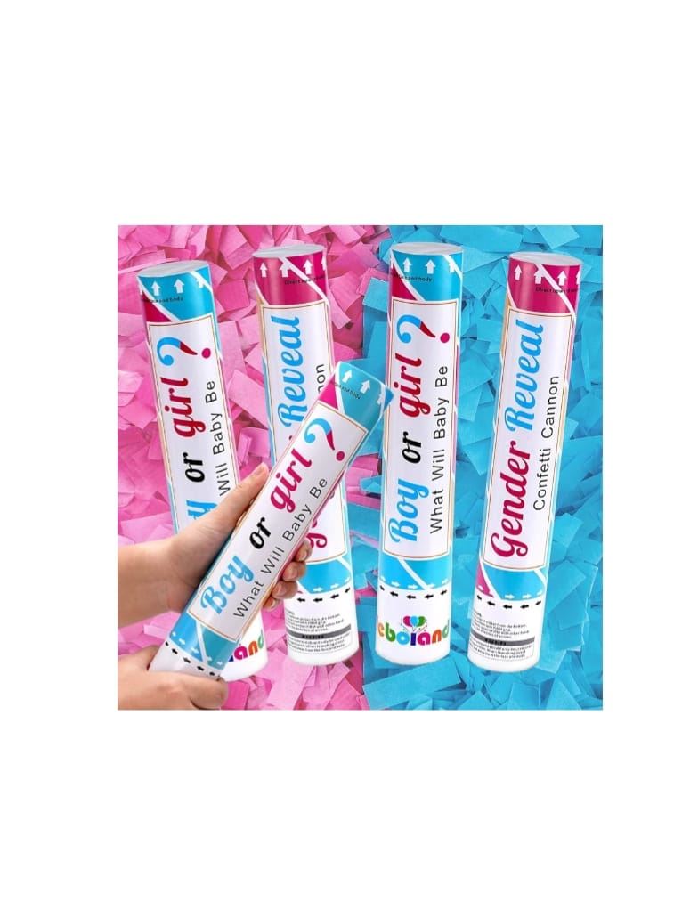 Pack 2 confeti revelación de sexo bebe