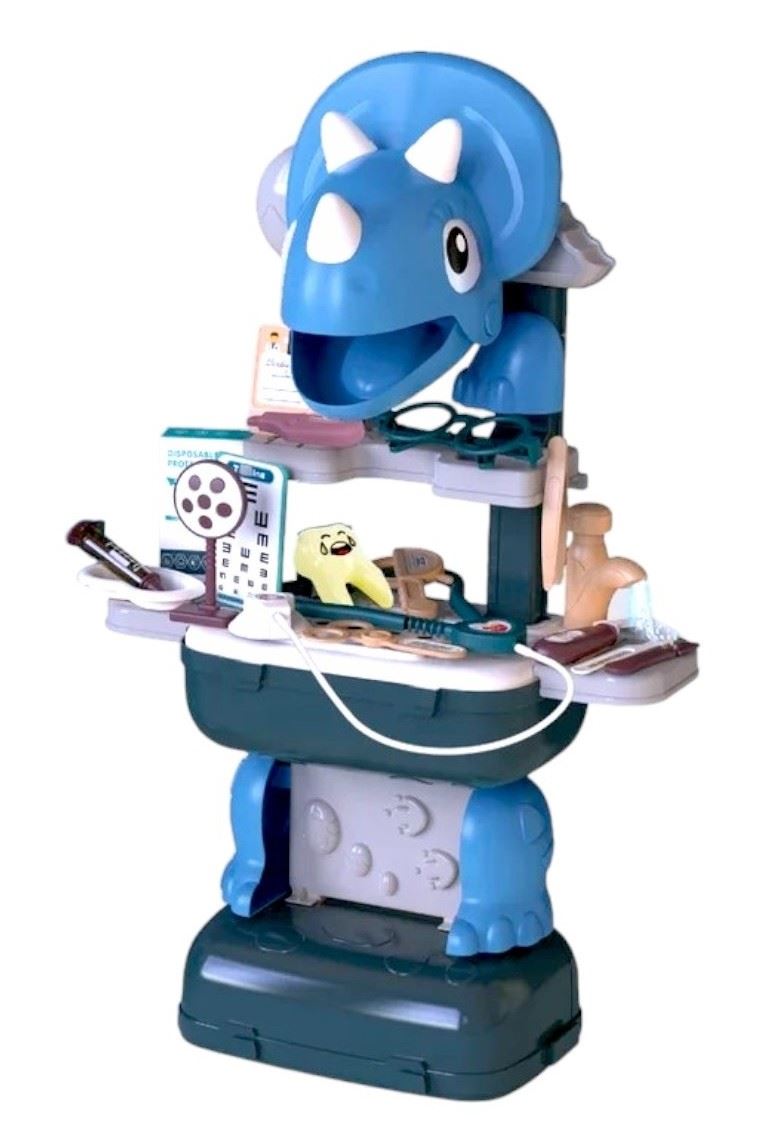 MALETA 2 EN 1 DINO TRICERATOPS DISEÑO DOCTOR