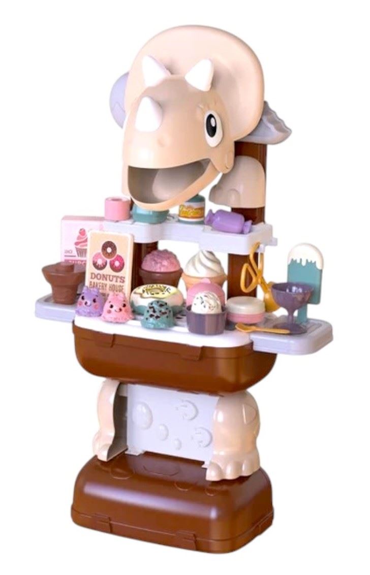 MALETA 2 EN 1 DINO TRICERATOPS DISEÑO PASTELES