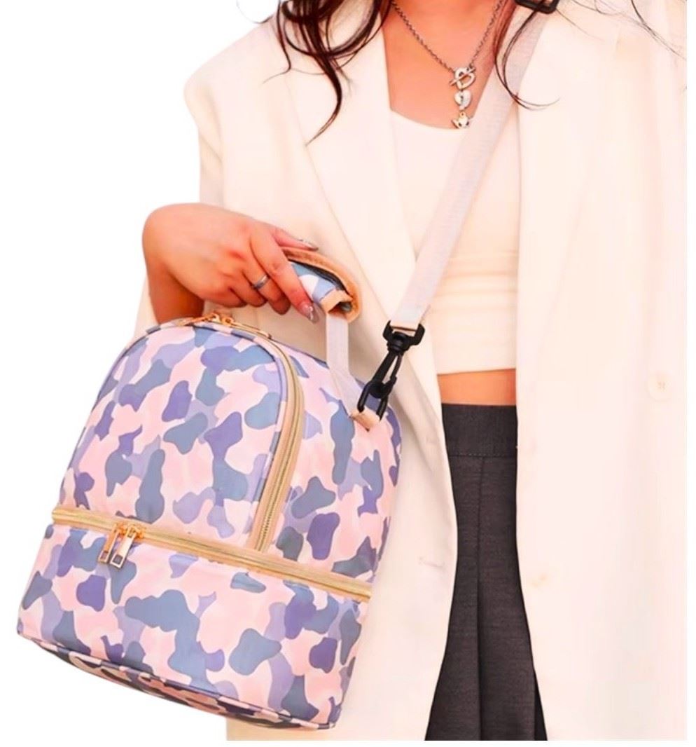 LONCHERA TÉRMICA DOBLE COMPARTIMENTO COLOR MELÓN DISEÑO RANGER