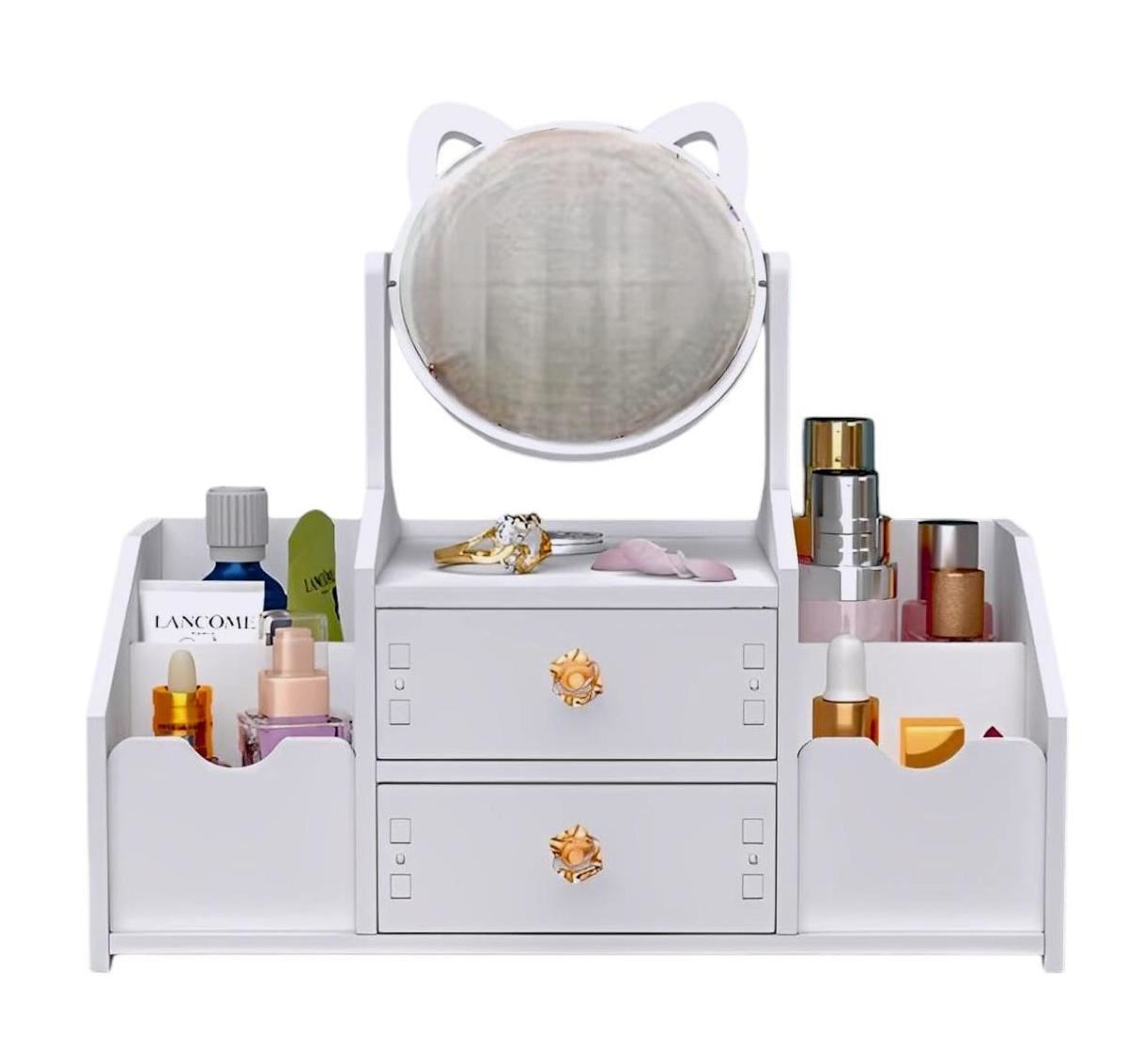 ORGANIZADOR DE MAQUILLAJE o multiusos 2 CAJONES - GATITO