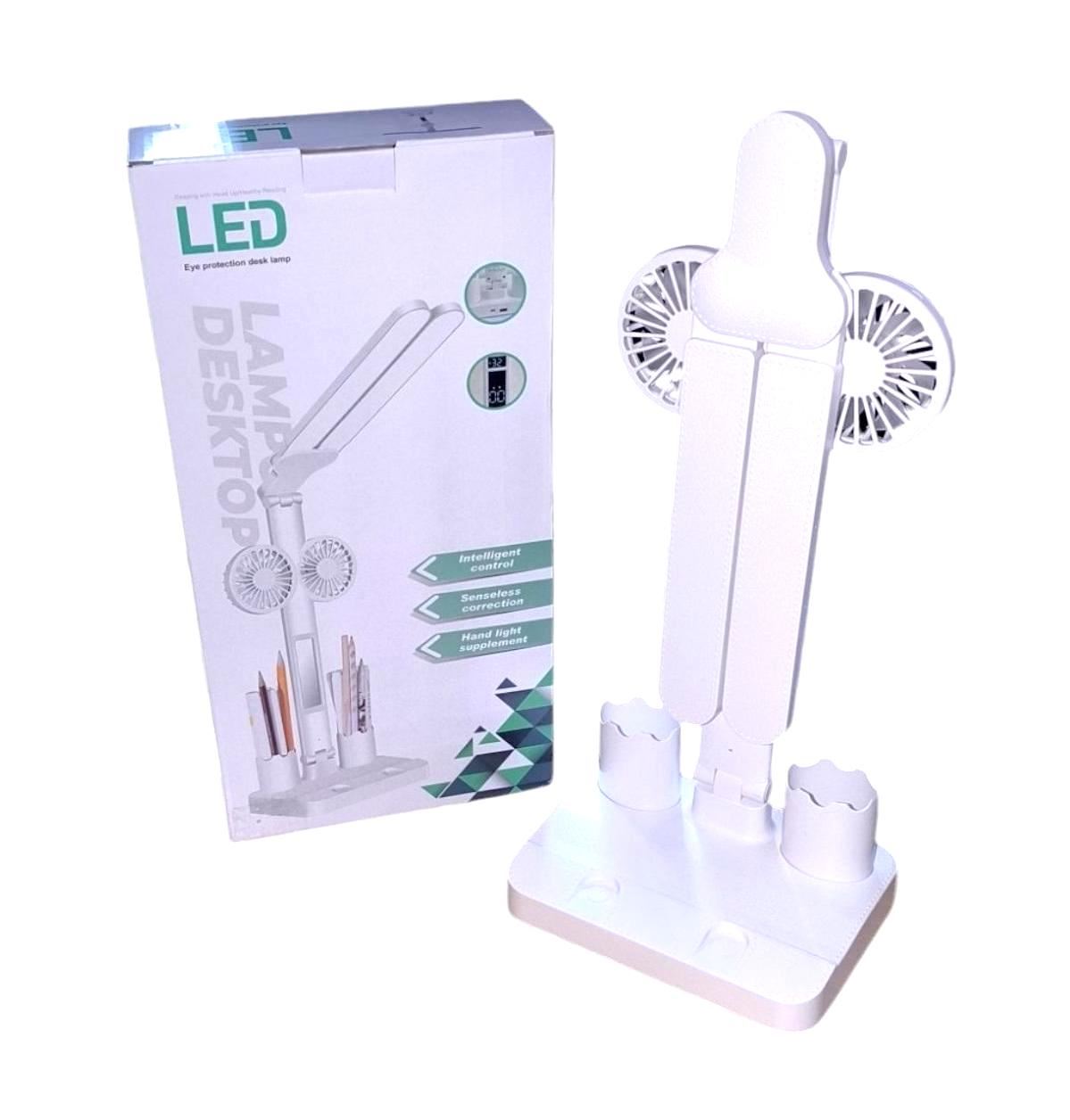 LAMPARA DE ESCRITORIO CON VENTILADOR INCLUIDO