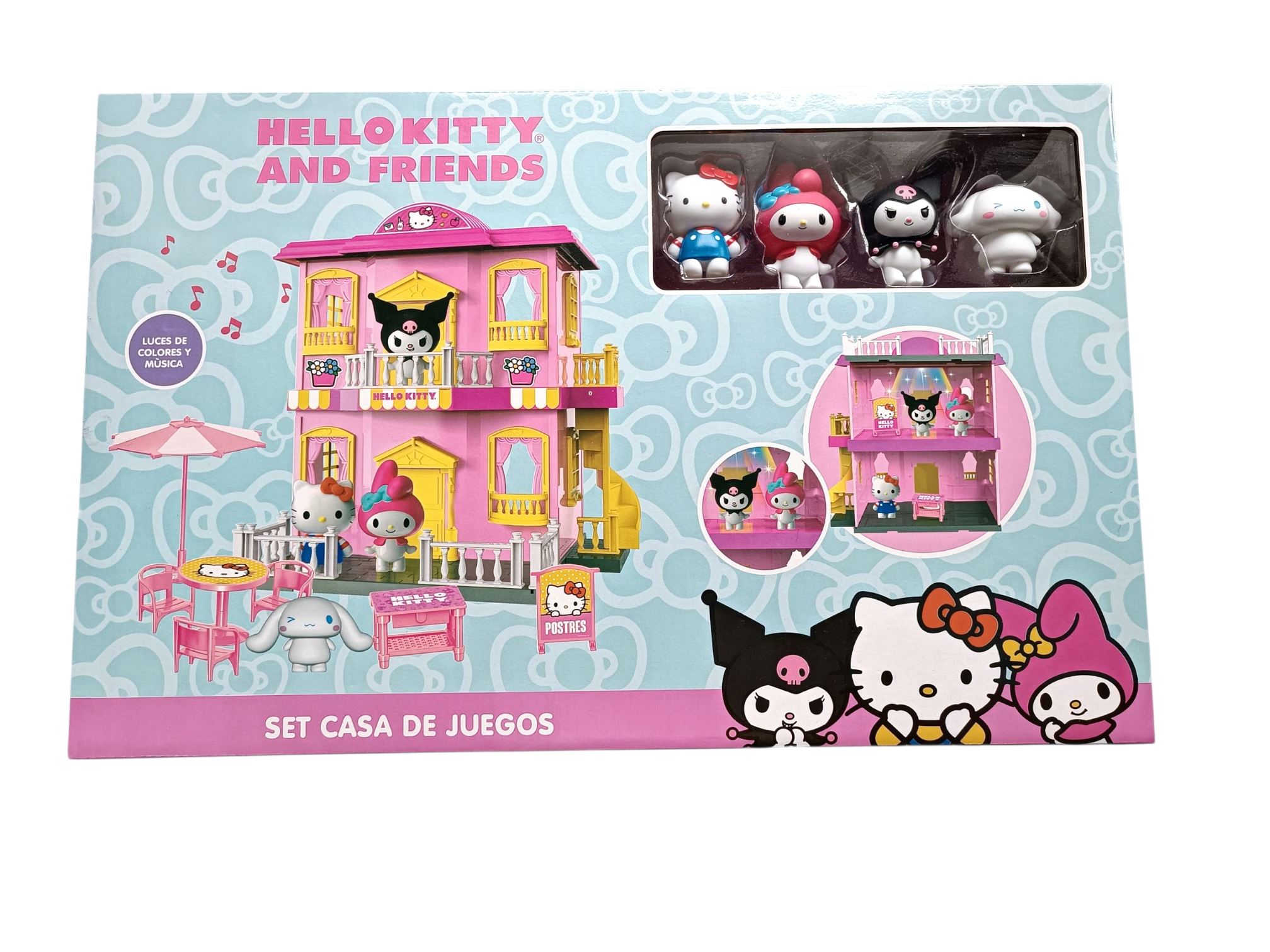 SET CASA DE JUEGOS HELLO KITTY AND FRIENDS