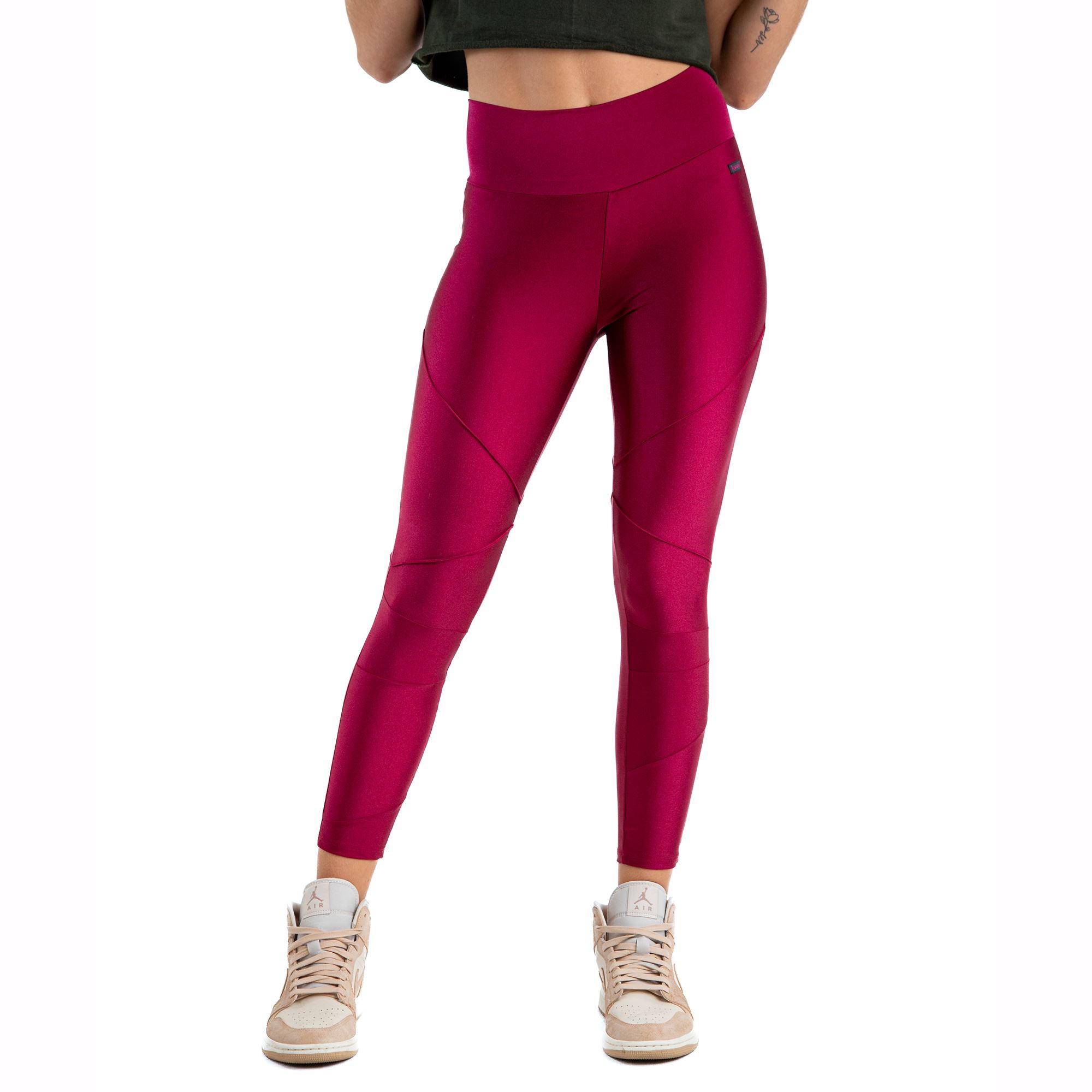 Leggings Malla Kinetix Futuristic Mujer Adulto Lycra Guinda