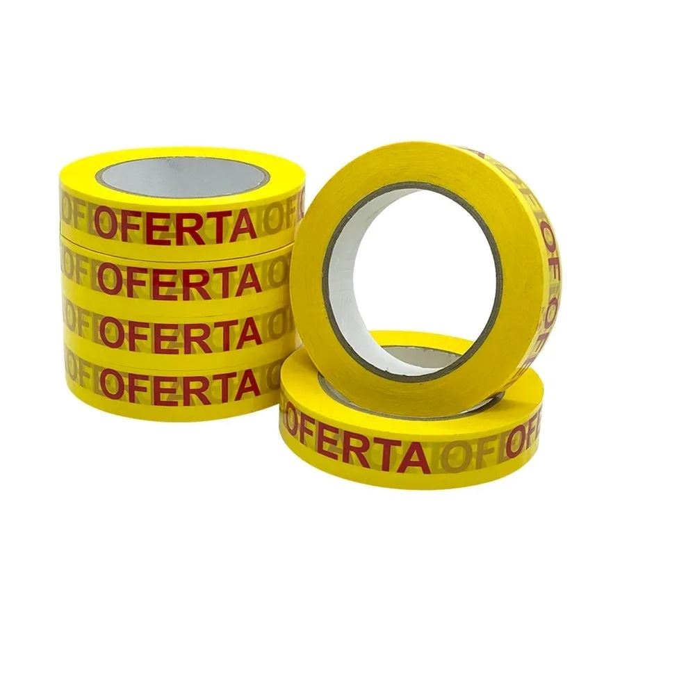 Cinta de embalaje impresas Oferta 100 Yardas Pack 6