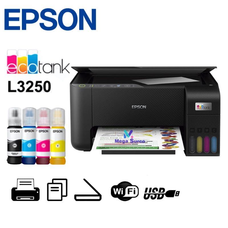 IMPRESORA MULTIFUNCIONAL EPSON ECOTANK L3250 WIFI
