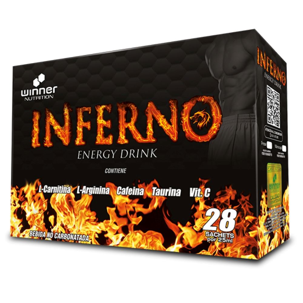 QUEMADOR WINNER NUTRITION INFERNO 28 SACHETS MARACUYÁ