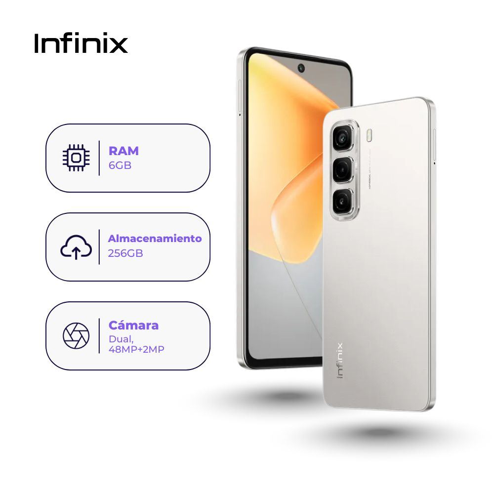 Infinix Hot 50 256GB 6GB Ram Gris