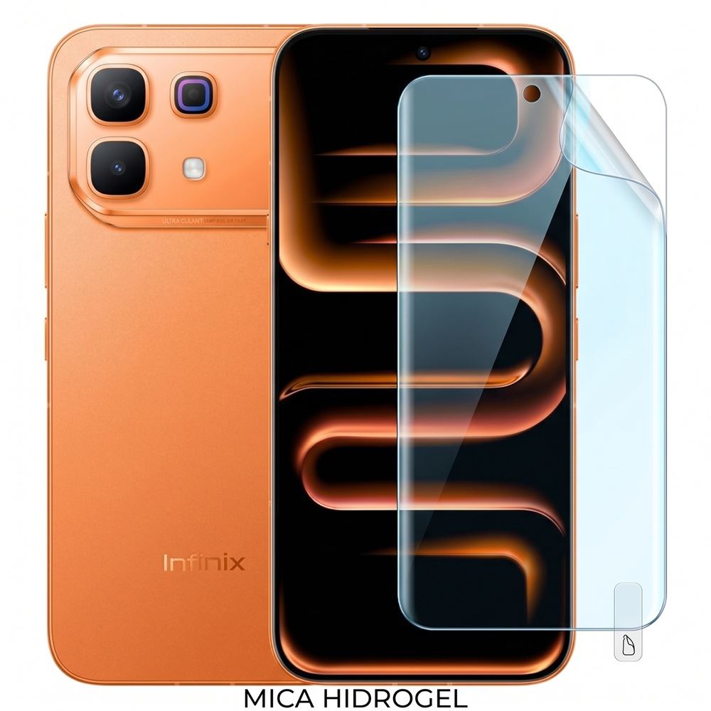 INFINIX NOTE 60 PRO 5G 8GB RAM SOLAR ORANGE 256GB ROM + MICA HIDROGEL - REGISTRADO