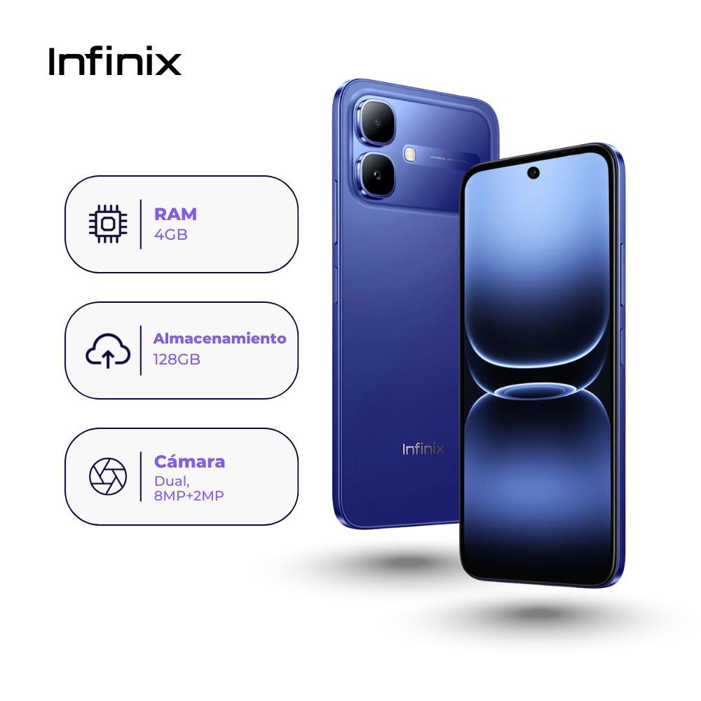 Infinix Smart 20 128GB 4GB Ram Azul