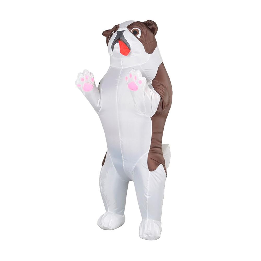 Disfraz Inflable de Perro Bulldog para Adulto