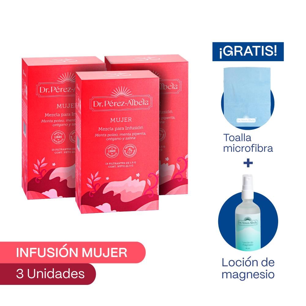 PACK 03 INFUSIÓN MUJER - Caja x 15 und