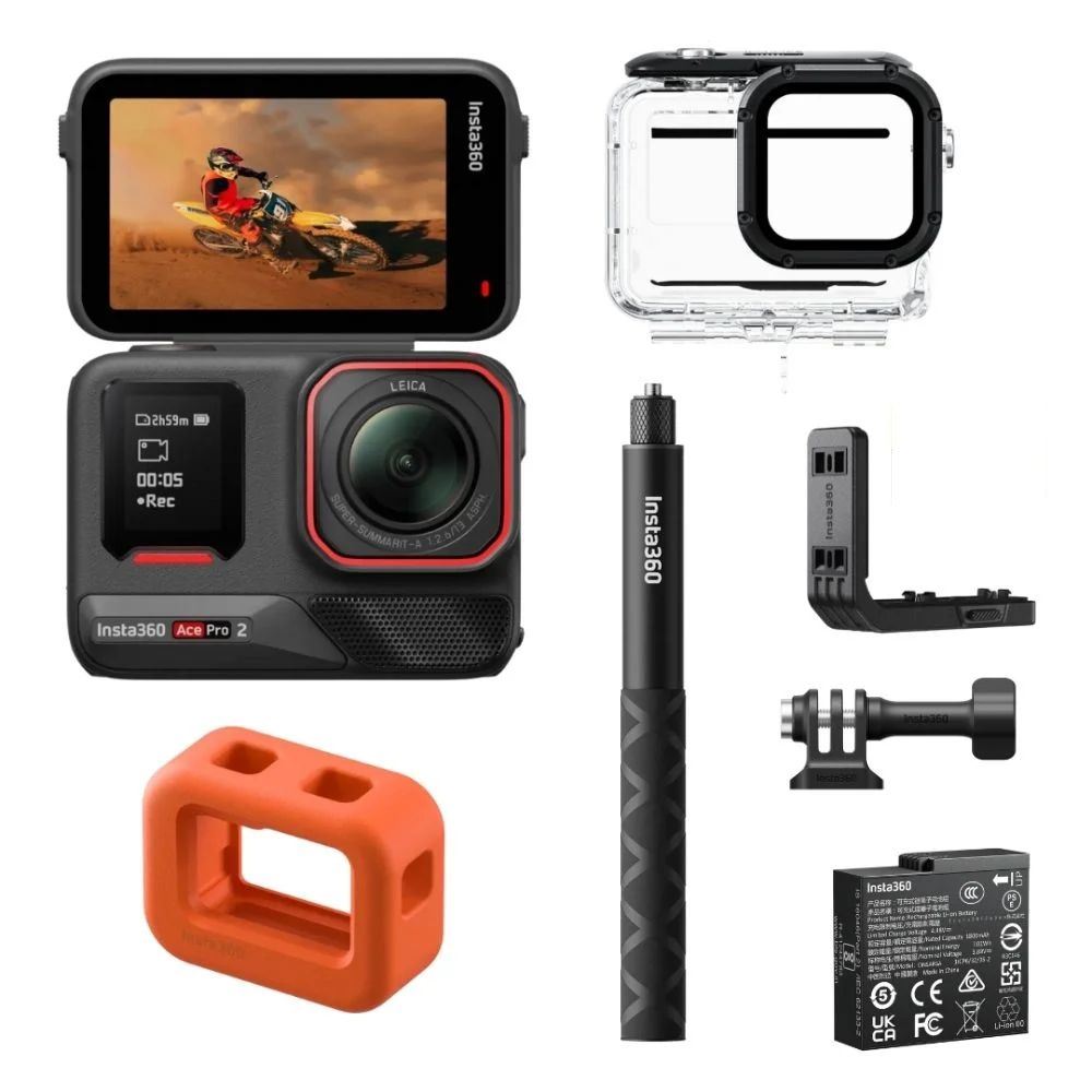 Cámara Insta360 Ace Pro 2 Dual Battery (Pack Buceo)