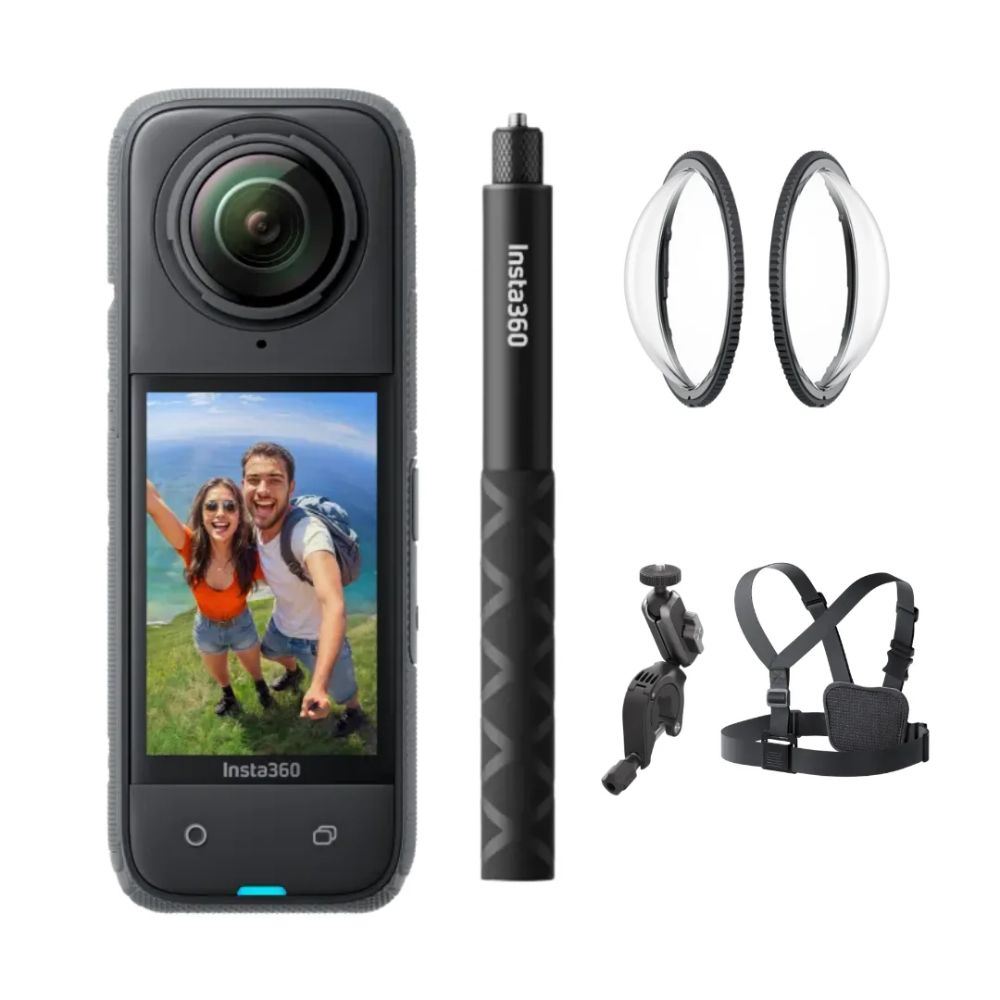 Cámara de acción Insta360 X4  (Pack Ciclista)