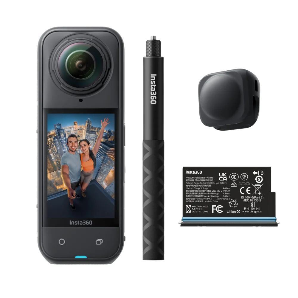 Cámara de acción Insta360 X5 Starter Bundle