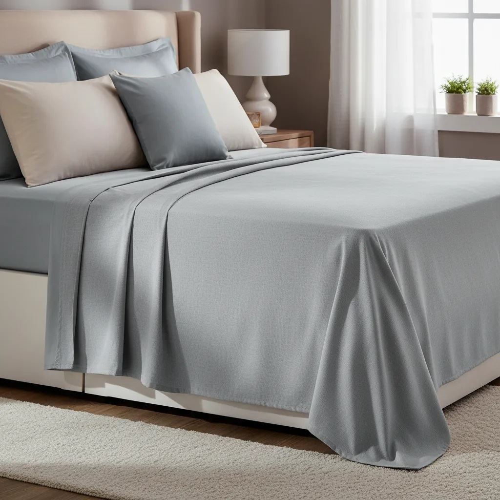 Juego de Sabanas  Algodón Premium Bramante INTERIOTEX 144 HILOS suave y fresco  INTX0011