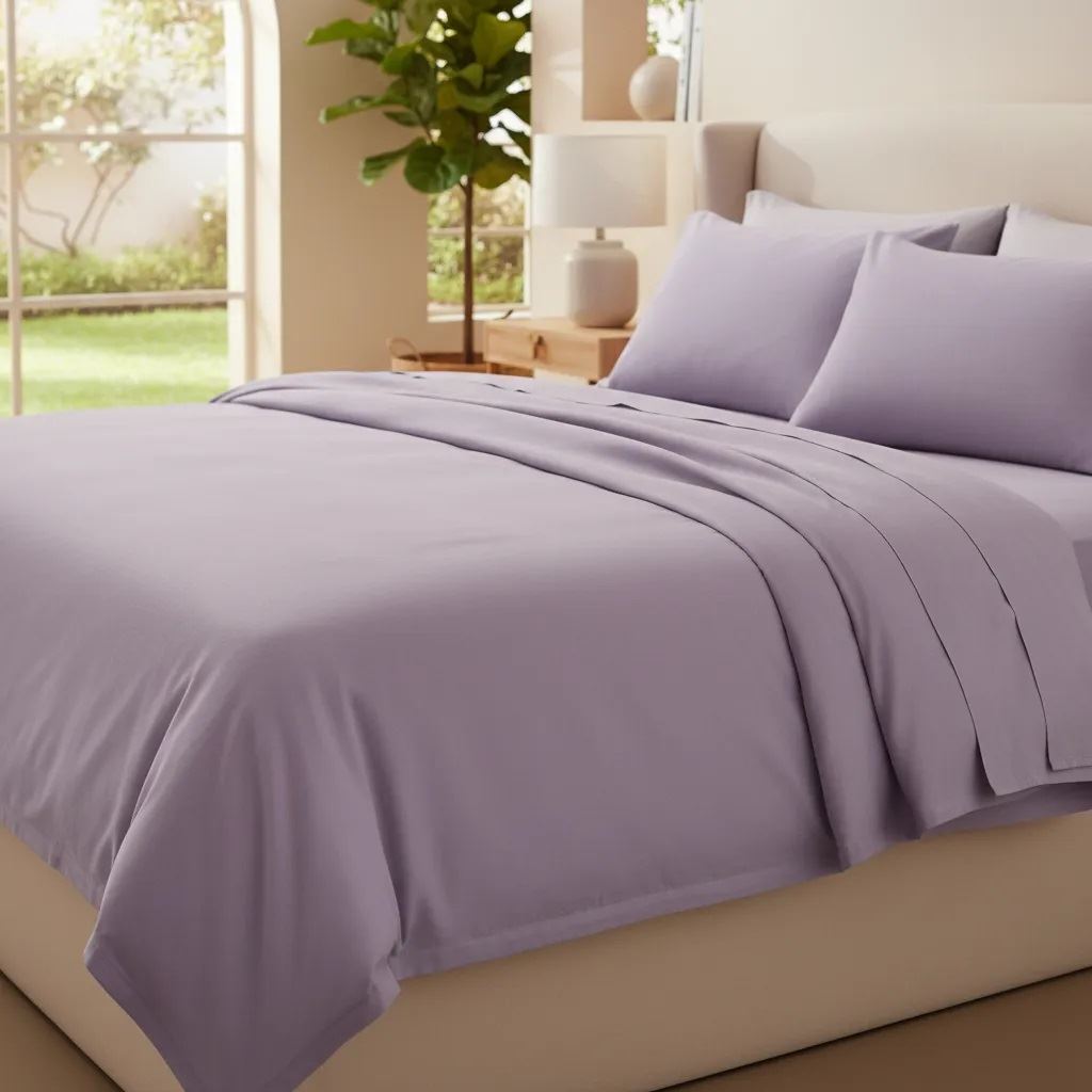 Juego de Sabanas  Algodón Premium Bramante INTERIOTEX 144 HILOS suave y fresco  INTX0014