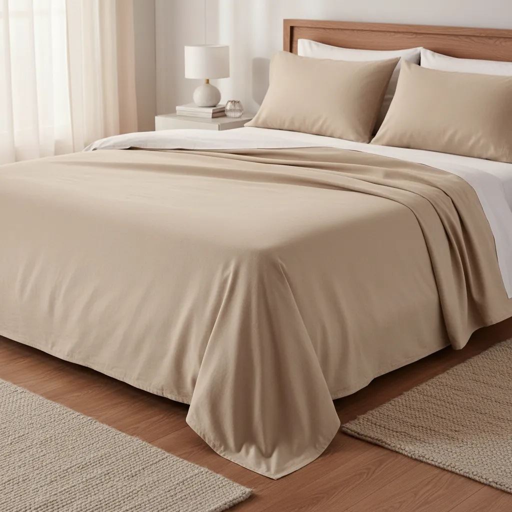 Juego de Sabanas  Algodón Premium Bramante INTERIOTEX 144 HILOS suave y fresco  INTX0018