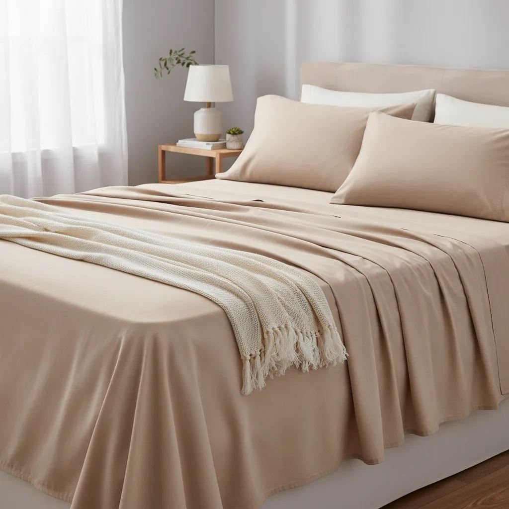 Juego de Sabanas  Algodón Premium Bramante INTERIOTEX 144 HILOS suave y fresco  INTX0019