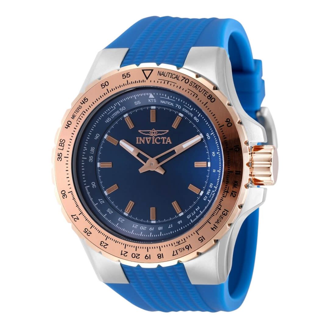 Reloj Invicta Aviator 49662 Hombre Deportivo Azul