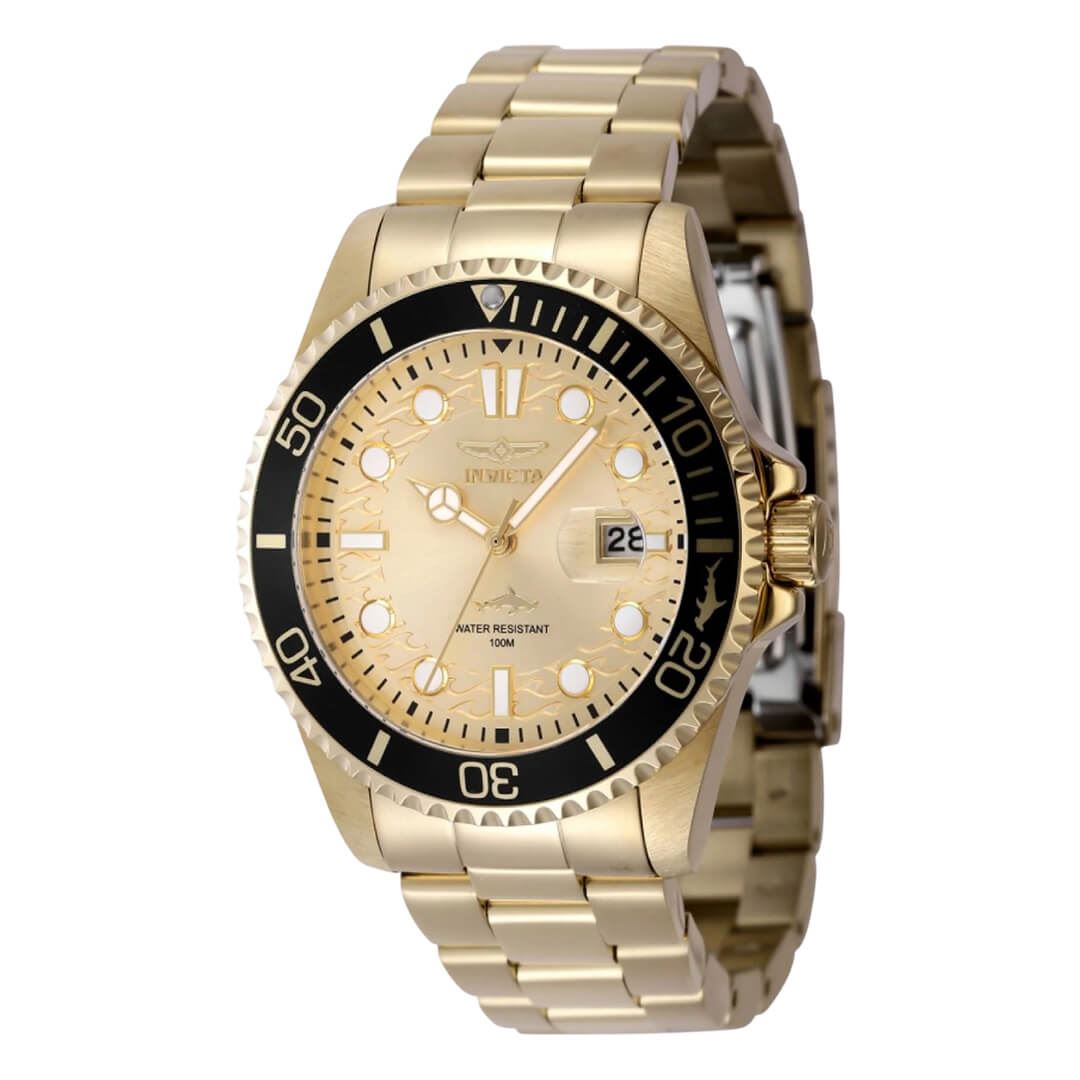 Reloj Invicta Pro Diver 48376 Hombre Acero Dorado