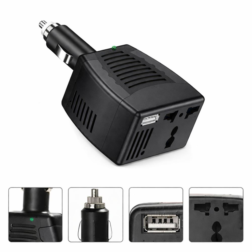 Inversor de corriente para auto 150W